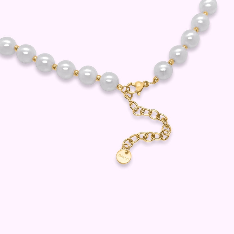 Pearl choker necklace Gold - Limited
