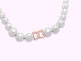 Pearl choker necklace Rose Gold - Limited