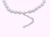 Pearl choker necklace Silver - Limited